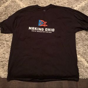 Ohio Manufacturing Shirt Size XXL.  Cool shirt and design in a hard to find size